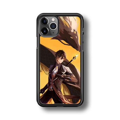 Genshin Impact Zhongli Geo Element iPhone 11 Pro Case - ezzyst