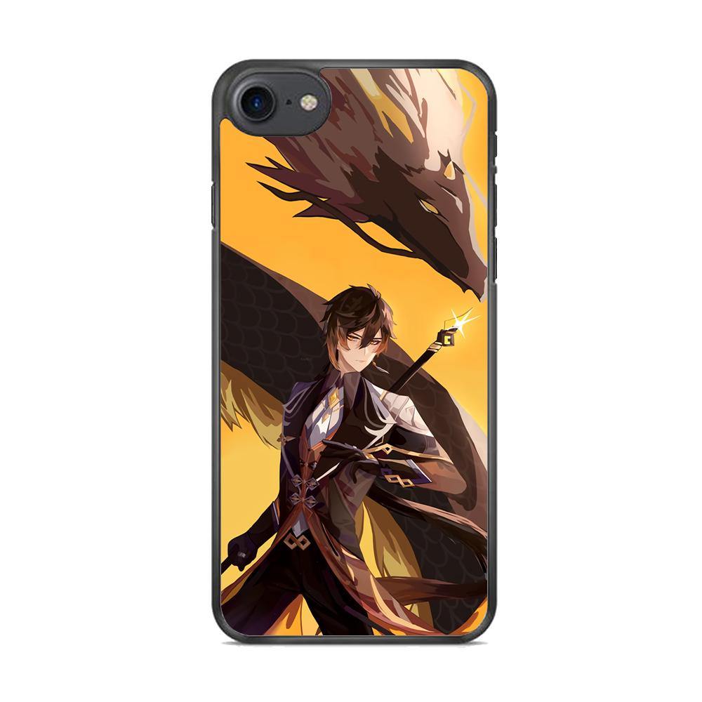 Genshin Impact Zhongli Geo Element iPhone 8 Case - ezzyst
