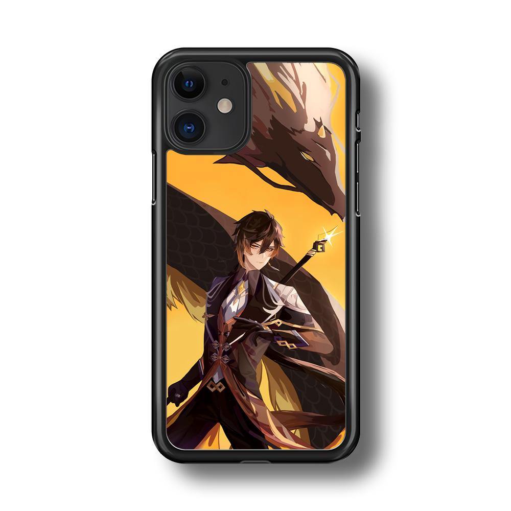 Genshin Impact Zhongli Geo Element iPhone 11 Case - ezzyst