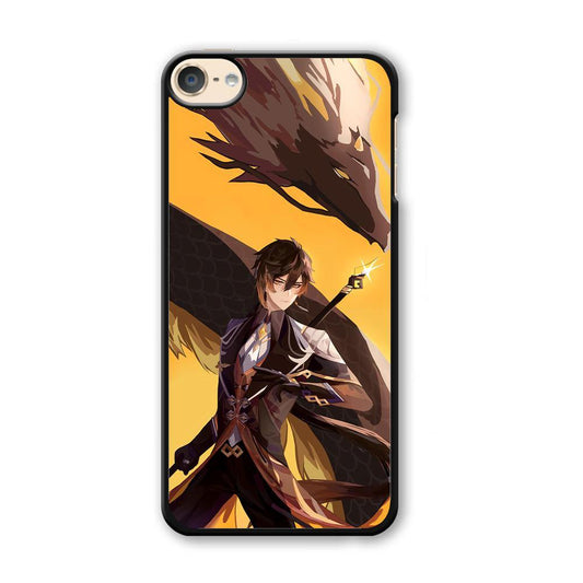 Genshin Impact Zhongli Geo Element iPod Touch 6 Case - Ezzystore