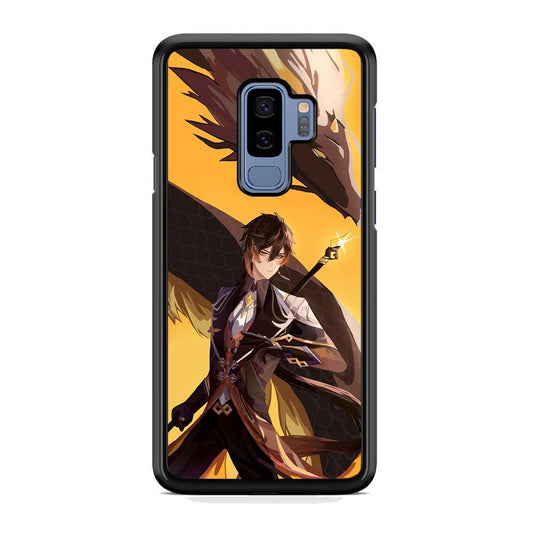 Genshin Impact Zhongli Geo Element Samsung Galaxy S9 Plus Case - ezzyst