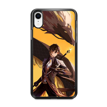 Genshin Impact Zhongli Geo Element iPhone XR Case - ezzyst