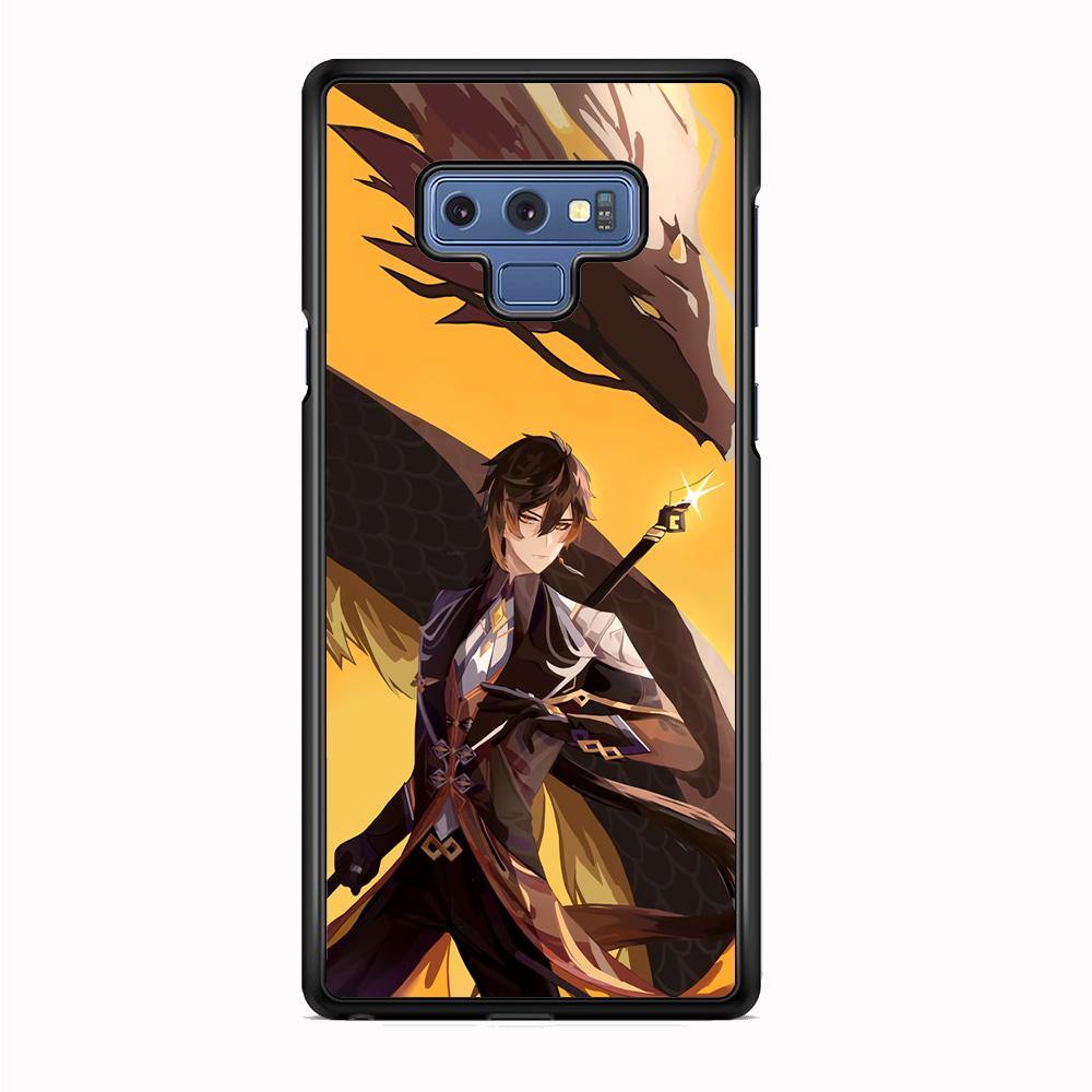 Genshin Impact Zhongli Geo Element Samsung Galaxy Note 9 Case - ezzyst