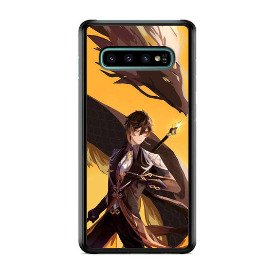 Genshin Impact Zhongli Geo Element Samsung Galaxy S10 Case - ezzyst