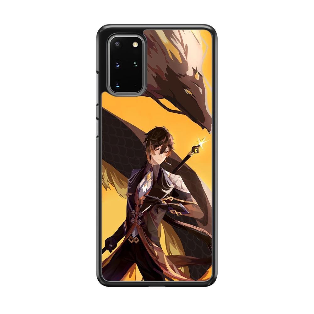 Genshin Impact Zhongli Geo Element Samsung Galaxy S20 Plus Case - ezzyst