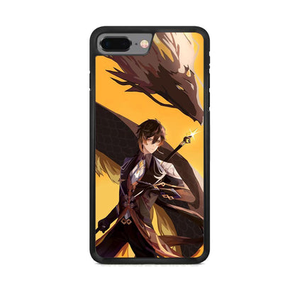 Genshin Impact Zhongli Geo Element  iPhone 8 Plus Case - ezzyst