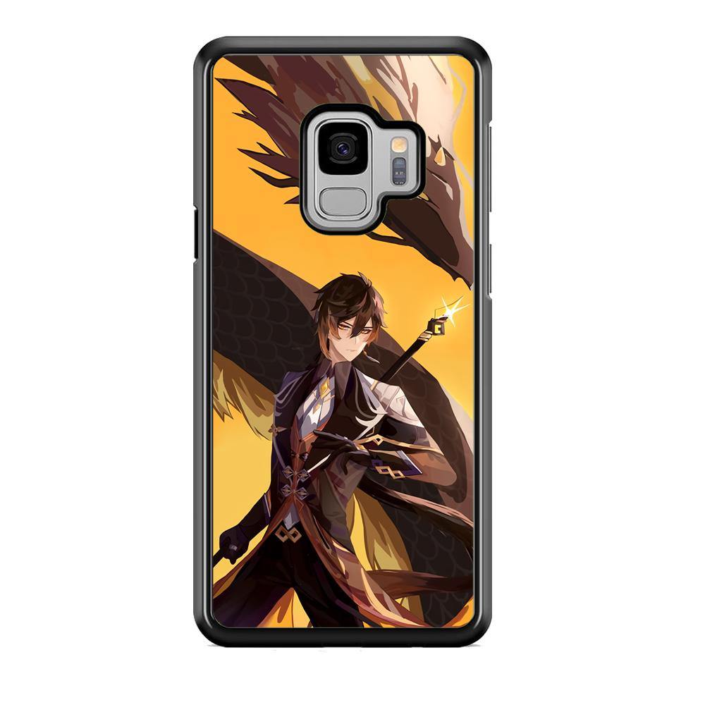 Genshin Impact Zhongli Geo Element Samsung Galaxy S9 Case - ezzyst