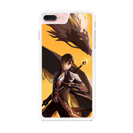 Genshin Impact Zhongli Geo Element  iPhone 8 Plus Case - ezzyst