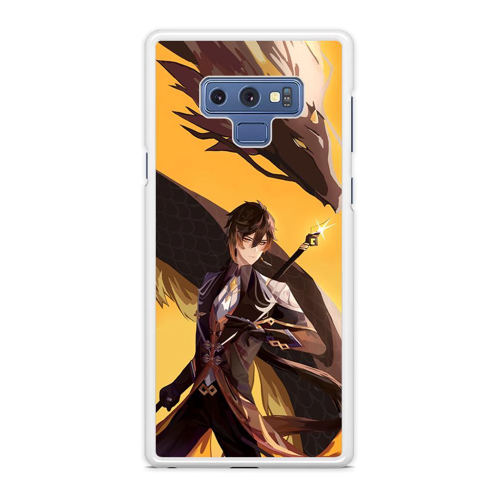 Genshin Impact Zhongli Geo Element Samsung Galaxy Note 9 Case - ezzyst