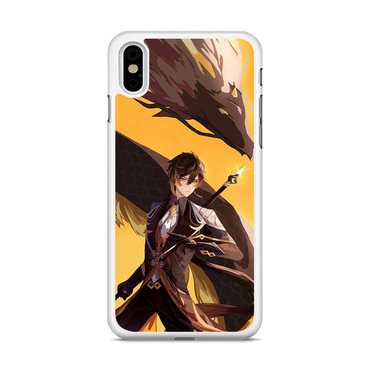 Genshin Impact Zhongli Geo Element iPhone Xs Case - ezzyst