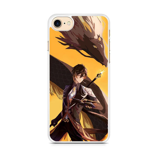 Genshin Impact Zhongli Geo Element iPhone 8 Case - ezzyst