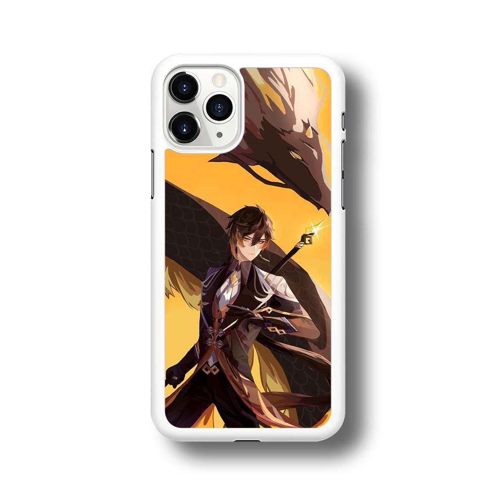 Genshin Impact Zhongli Geo Element iPhone 11 Pro Max Case - ezzyst