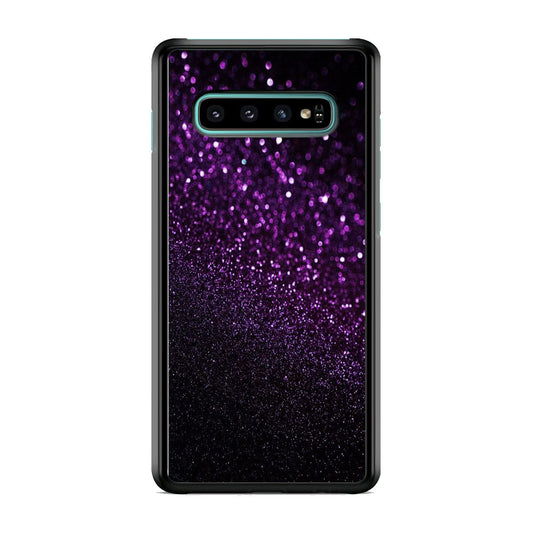 Glitter Dark Purple Samsung Galaxy S10 Case