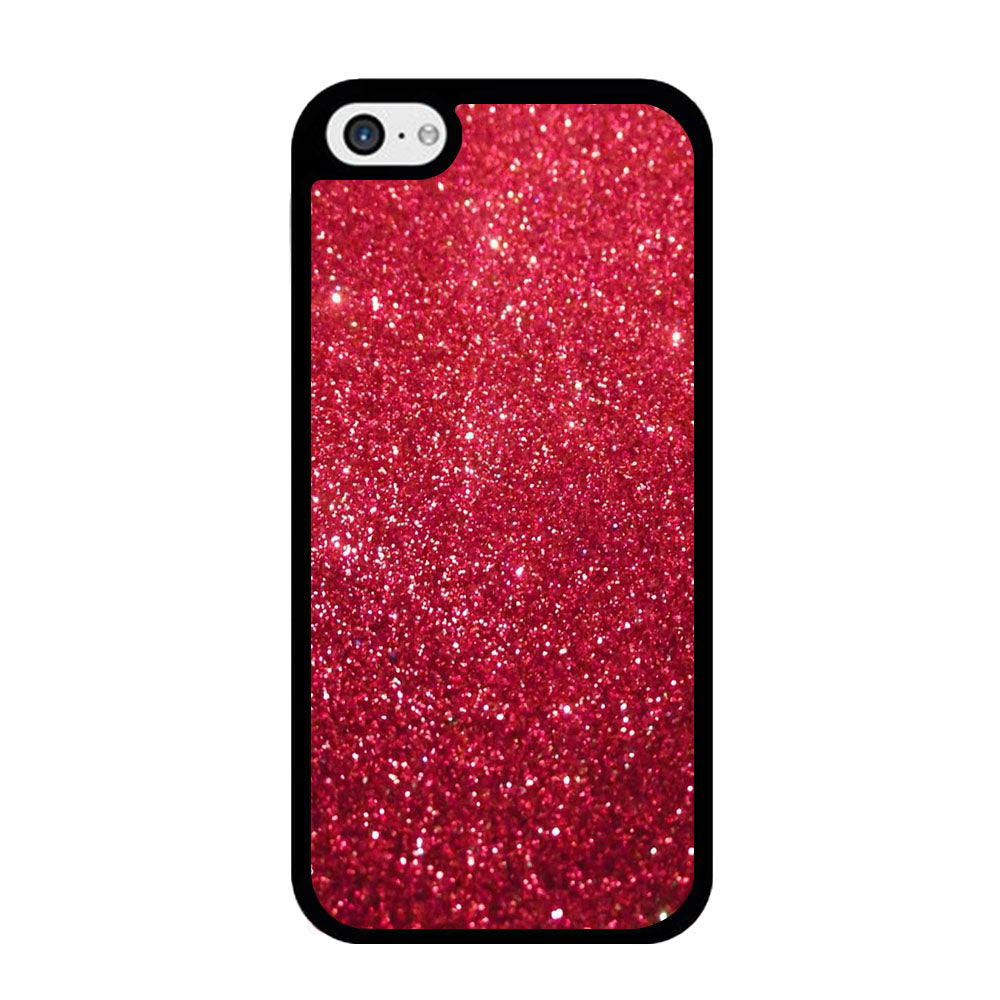 Glitter Light Sand Red Maroon iPhone 5 | 5s Case