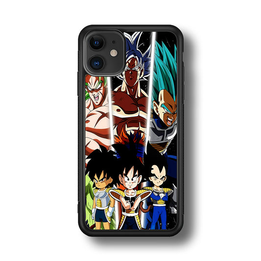 Goku And Brother Transformation iPhone 11 Case