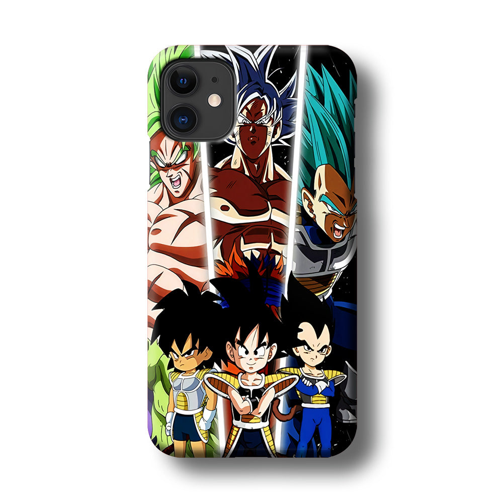 Goku And Brother Transformation iPhone 11 Case