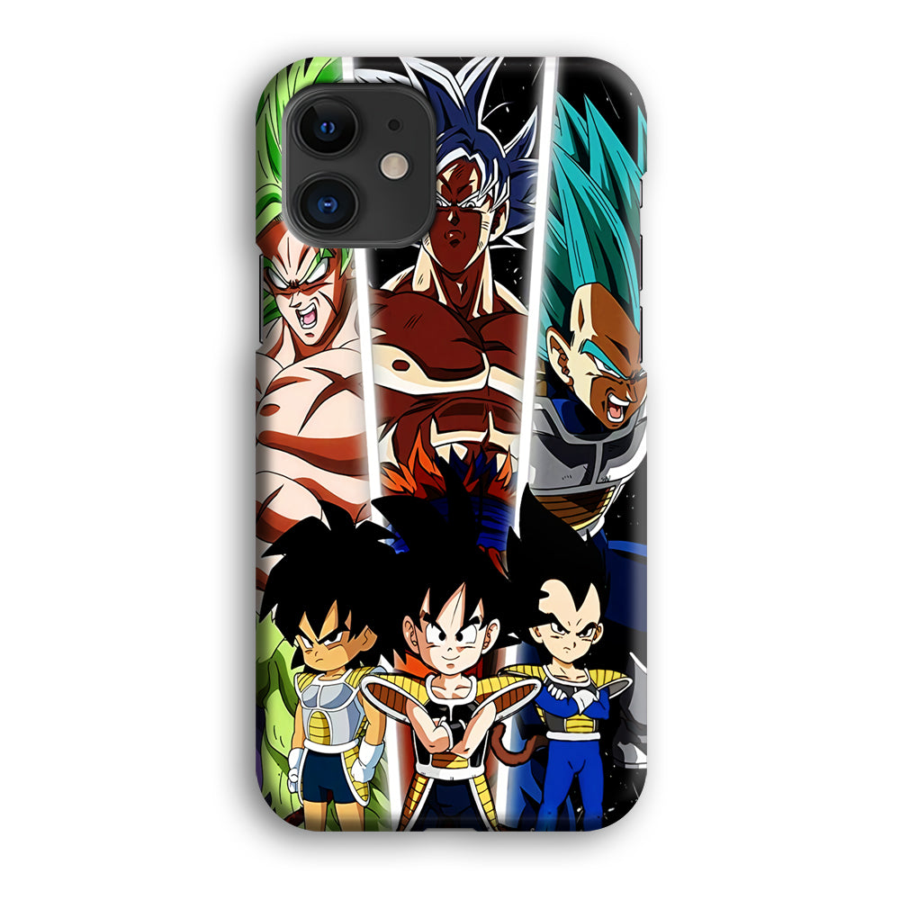 Goku And Brother Transformation iPhone 12 Case