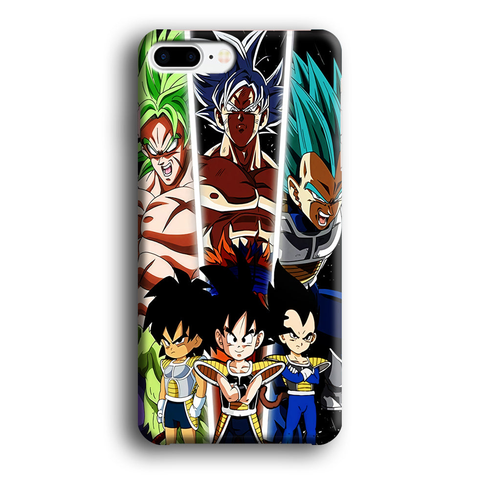 Goku And Brother Transformation iPhone 8 Plus Case