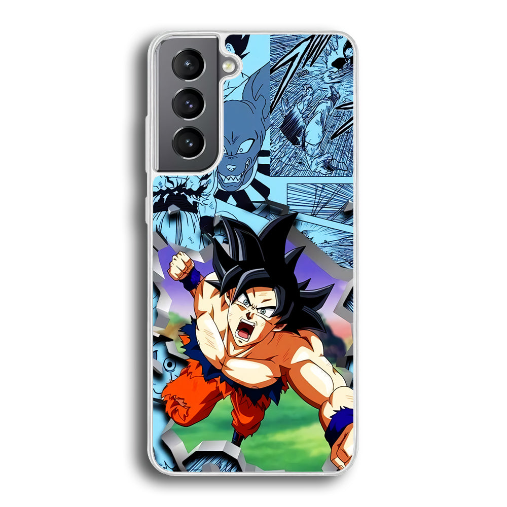 Goku Comic Power Samsung Galaxy S21 Case