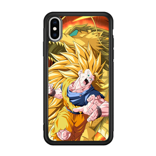 Goku Saiyan Dragon iPhone XS Case