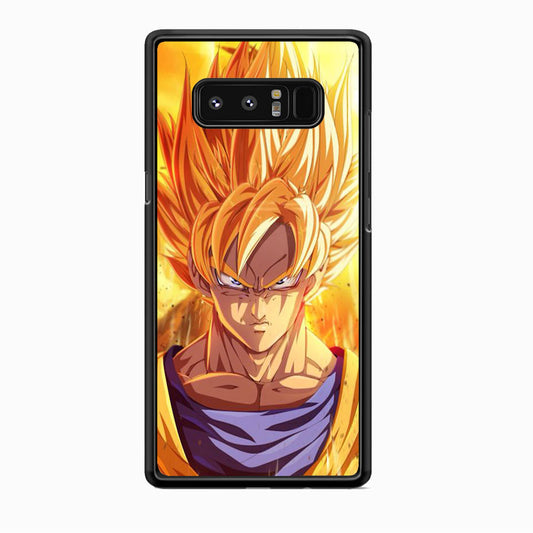 Goku Yellow Super Saiyan Samsung Galaxy Note 8 Case