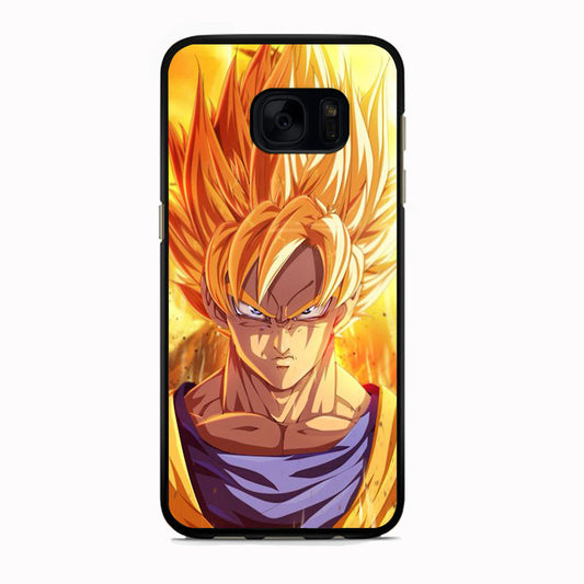 Goku Yellow Super Saiyan Samsung Galaxy S7 Edge Case