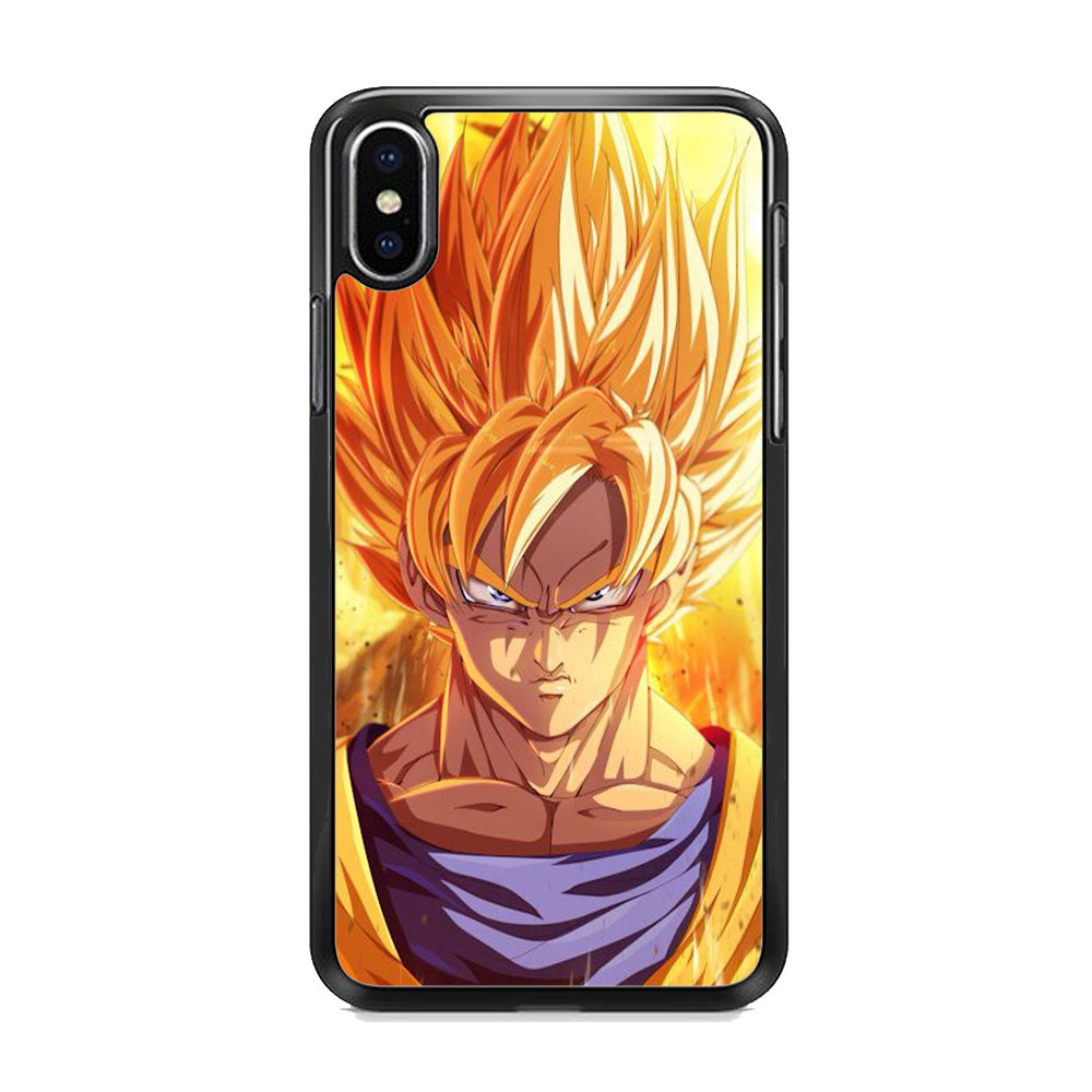 Goku Yellow Super Saiyan iPhone Xs Case