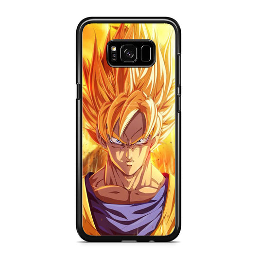 Goku Yellow Super Saiyan Samsung Galaxy S8 Case