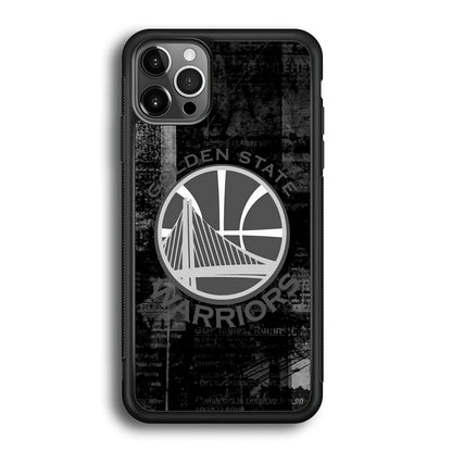 Golden State Warriors Grey Word Abstract iPhone 12 Pro Case