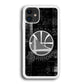 Golden State Warriors Grey Word Abstract iPhone 12 Case