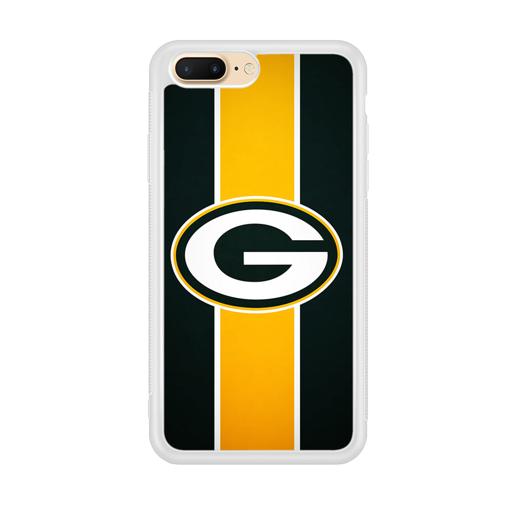 Green Bay Packers Yellow Stripe iPhone 7 Plus Case