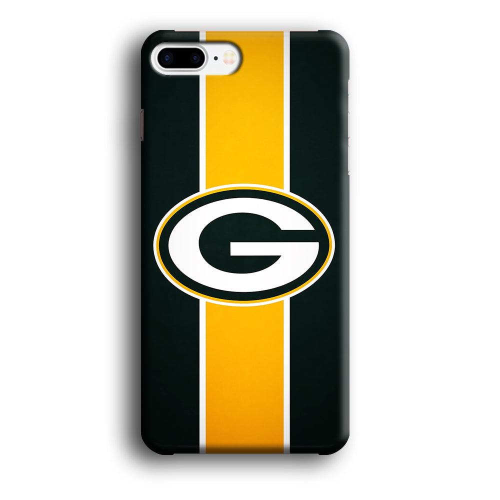 Green Bay Packers Yellow Stripe iPhone 7 Plus Case