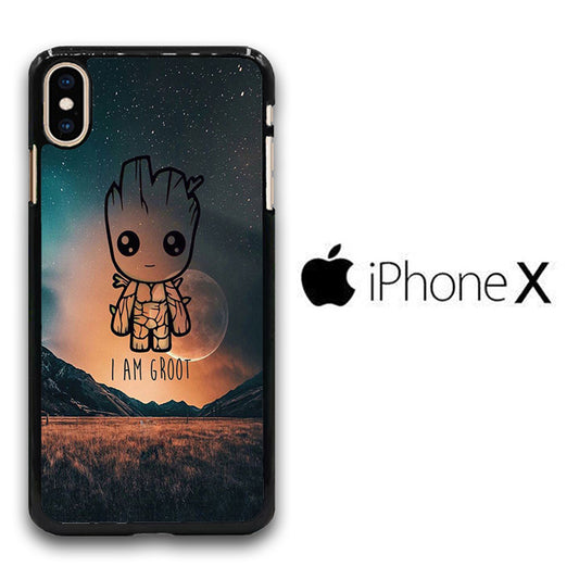 Groot I Am Groot Guardian iPhone X Case