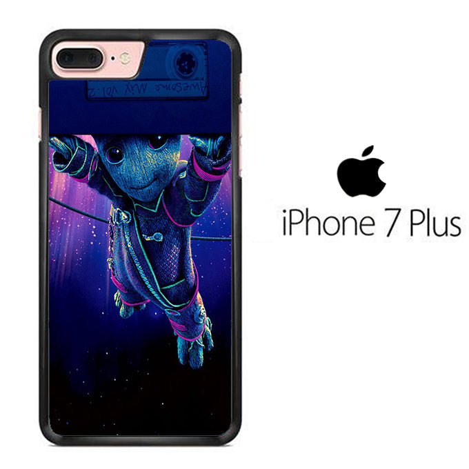 Groot In Galaxy iPhone 7 Plus Case