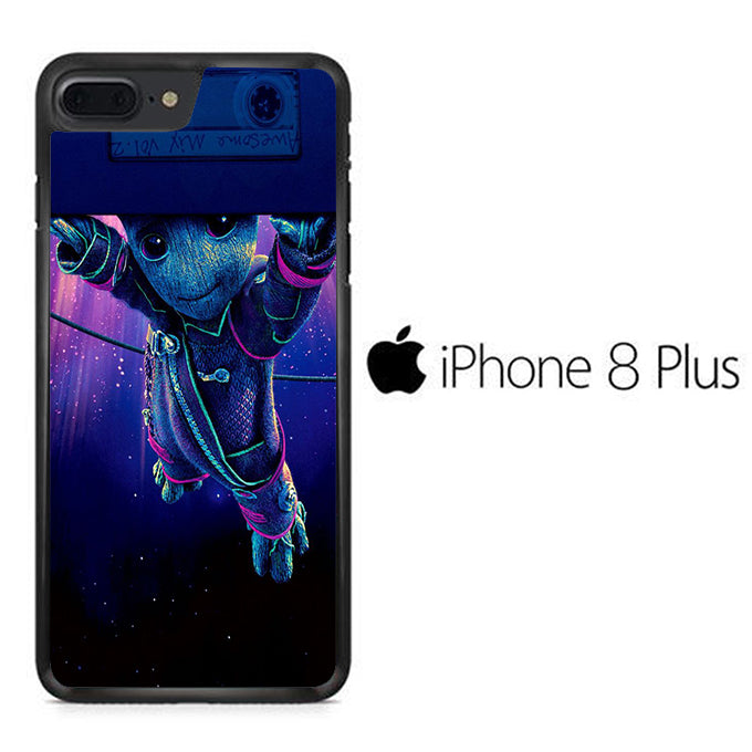 Groot In Galaxy iPhone 8 Plus Case