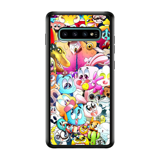 Gumball All Character Samsung Galaxy S10 Plus Case