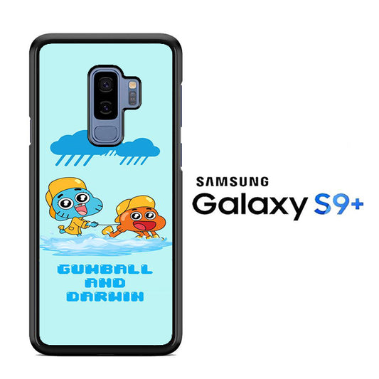 Gumball And Darwin With Rain Samsung Galaxy S9 Plus Case