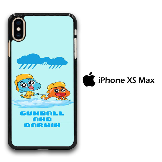 Gumball And Darwin With Rain iPhone Xs Max Case