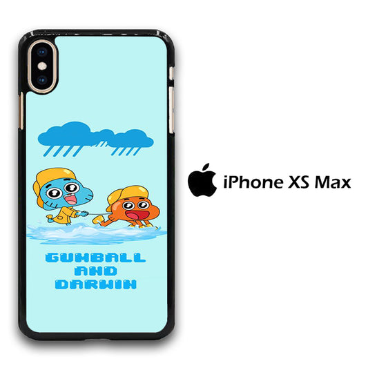 Gumball And Darwin With Rain iPhone Xs Max Case
