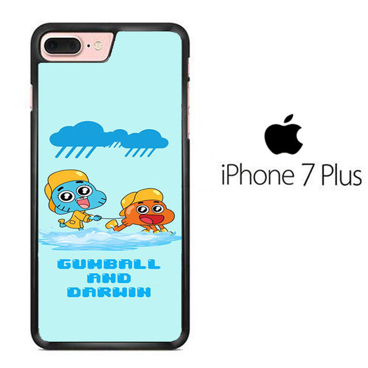 Gumball And Darwin With Rain iPhone 7 Plus Case