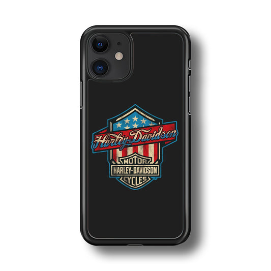 Harley Davidson Emblem Grey Logo iPhone 11 Case