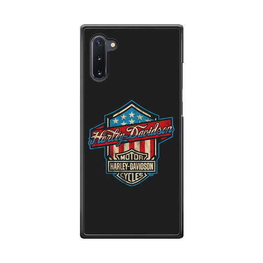 Harley Davidson Emblem Grey Logo Samsung Galaxy Note 10 Case