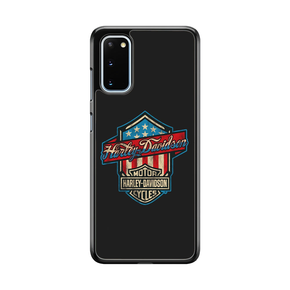 Harley Davidson Emblem Grey Logo Samsung Galaxy S20 Case