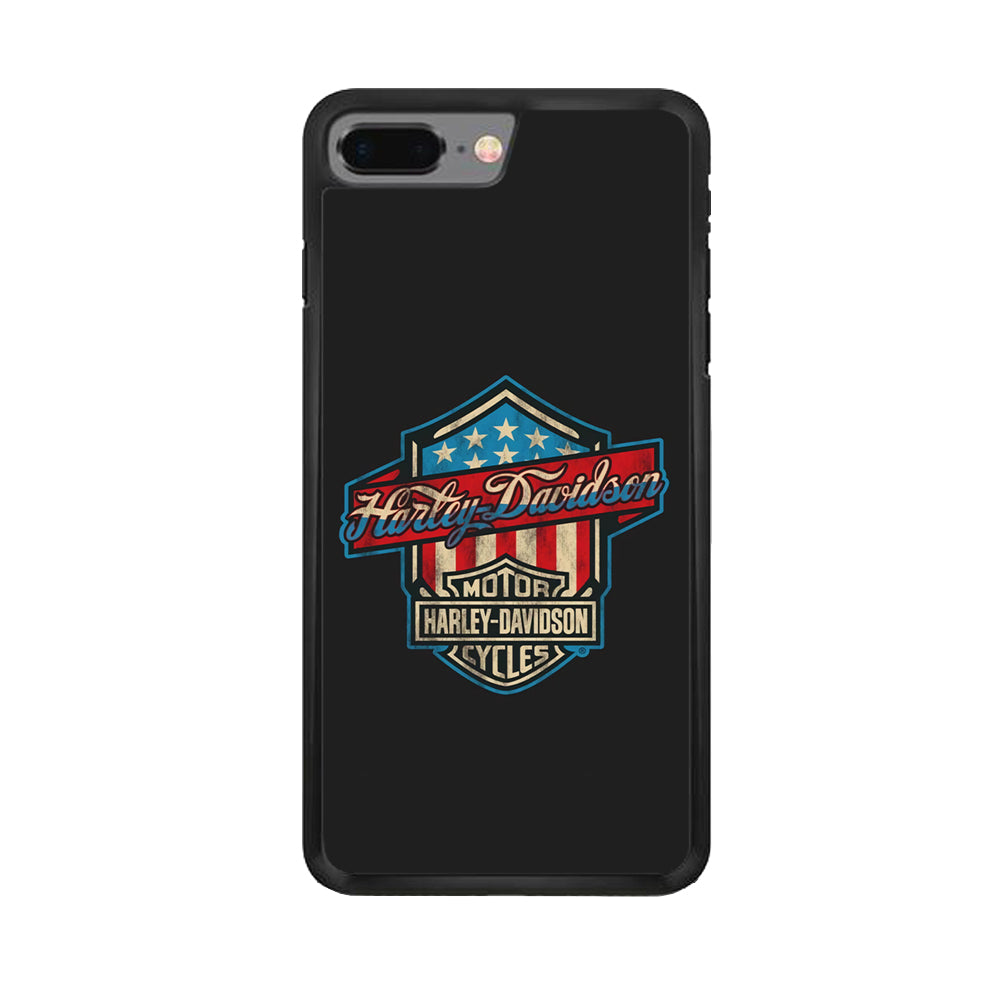 Harley Davidson Emblem Grey Logo iPhone 7 Plus Case