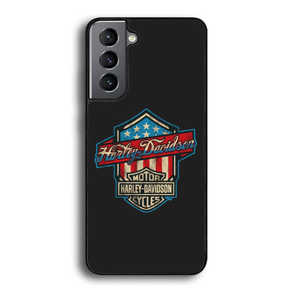 Harley Davidson Emblem Grey Logo Samsung Galaxy S21 Plus Case