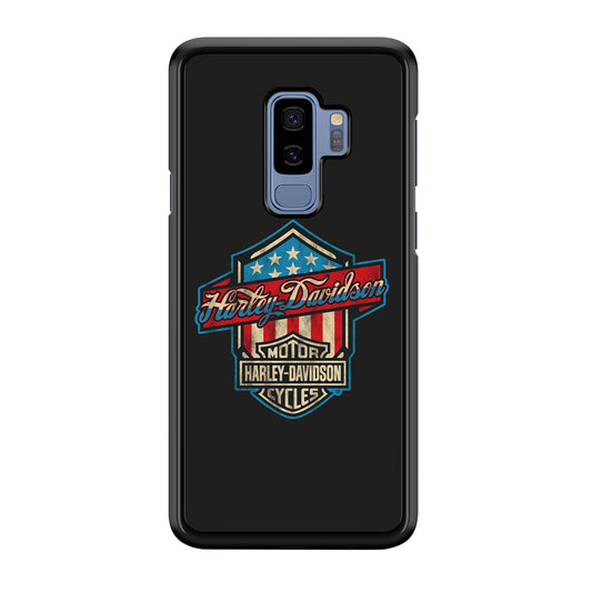 Harley Davidson Emblem Grey Logo Samsung Galaxy S9 Plus Case