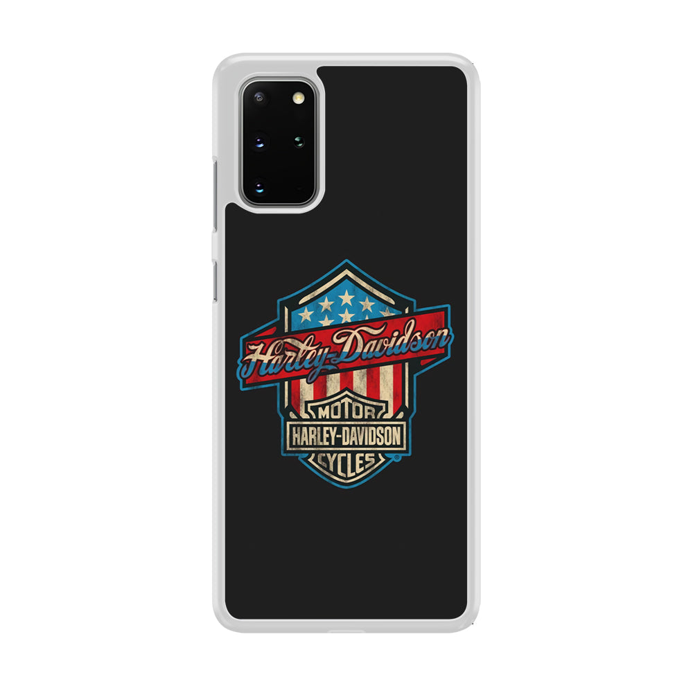 Harley Davidson Emblem Grey Logo Samsung Galaxy S20 Plus Case