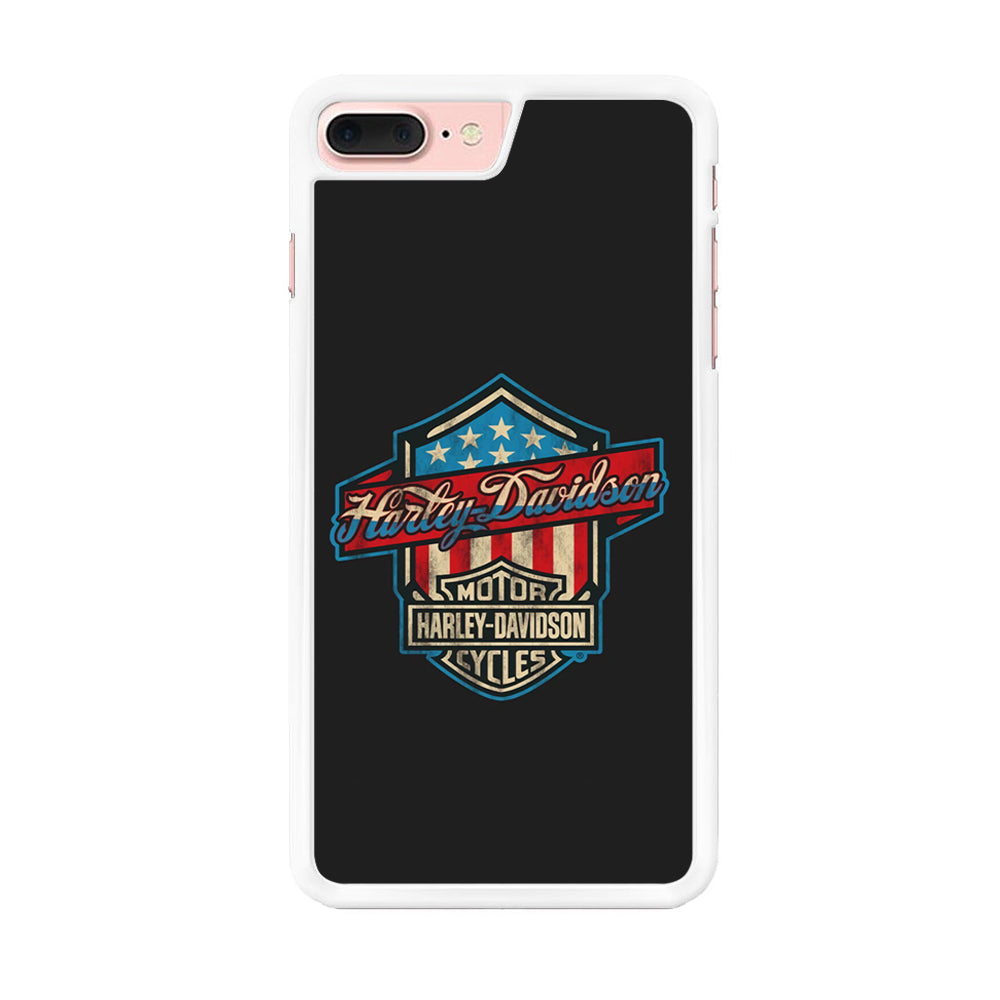 Harley Davidson Emblem Grey Logo iPhone 7 Plus Case