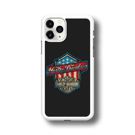 Harley Davidson Emblem Grey Logo iPhone 11 Pro Max Case