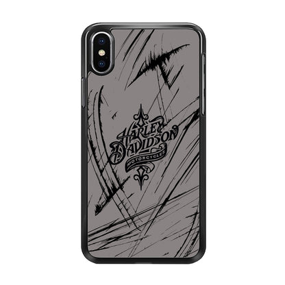 Harley Davidson Grey Claw Mark iPhone Xs Case